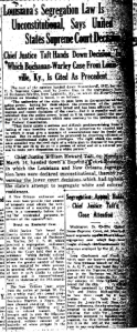 La segregation Age 3 19 1927